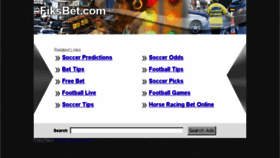 What Fiksbet.com website looked like in 2013 (10 years ago)