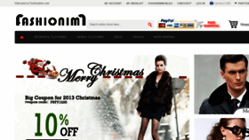 What Fashionimm.com website looked like in 2013 (10 years ago)