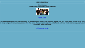What Fotochat.co.uk website looked like in 2013 (10 years ago)