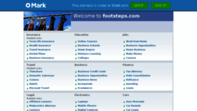 What Footsteps.com website looked like in 2013 (12 years ago)