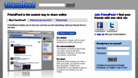 What Friendfeed-media.com website looked like in 2013 (10 years ago)