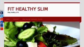 What Fithealthyslim.com website looked like in 2014 (10 years ago)