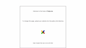 What Forja.ma website looked like in 2014 (10 years ago)