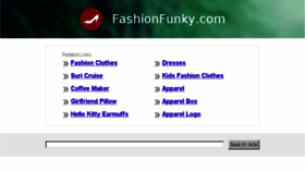 What Fashionfunky.com website looked like in 2014 (10 years ago)