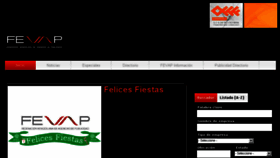 What Fevap.com website looked like in 2014 (10 years ago)