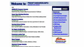 What Findstandards.info website looked like in 2014 (10 years ago)