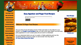 What Finger-food-recipes.com website looked like in 2014 (10 years ago)