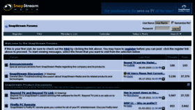 What Forums.snapstream.com website looked like in 2014 (10 years ago)