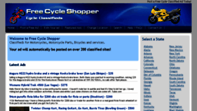 What Freecycleshopper.com website looked like in 2014 (10 years ago)