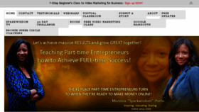 What Fulltimesuccess.com website looked like in 2014 (10 years ago)