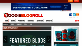 What Foodieblogroll.com website looked like in 2014 (10 years ago)