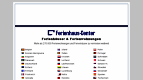 What Ferienhaus-center.de website looked like in 2014 (10 years ago)