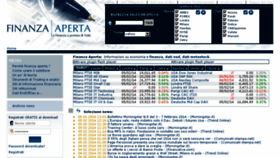 What Finanza-aperta.it website looked like in 2014 (10 years ago)