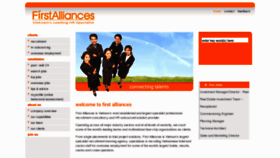 What Firstalliances.net website looked like in 2014 (10 years ago)