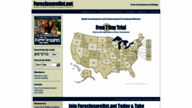 What Foreclosurenet.net website looked like in 2014 (10 years ago)