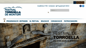 What Festivaldetorroella.com website looked like in 2014 (10 years ago)