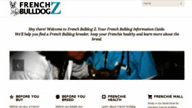 What Frenchbulldogplanet.com website looked like in 2014 (10 years ago)