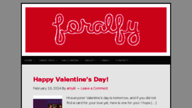 What Foralfy.com website looked like in 2014 (10 years ago)