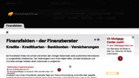 What Finanzfakten.net website looked like in 2014 (10 years ago)