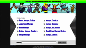 What Freemanga.net website looked like in 2014 (10 years ago)