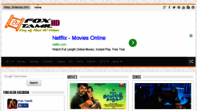 What Foxtamil.com website looked like in 2014 (10 years ago)