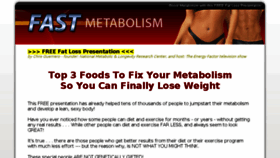 What Fastmetabolism.com website looked like in 2014 (10 years ago)