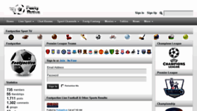 What Footyactive.com website looked like in 2014 (10 years ago)