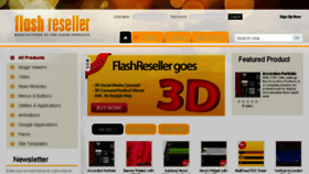 What Flashreseller.com website looked like in 2014 (10 years ago)