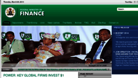 What Fmf.gov.ng website looked like in 2014 (10 years ago)