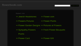 What Flowerbook.com website looked like in 2014 (10 years ago)