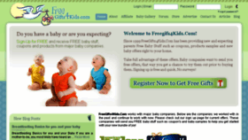What Freegifts4kids.com website looked like in 2014 (10 years ago)