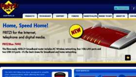 What Fritzbox.com.au website looked like in 2014 (10 years ago)