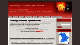 What Ff-sigmertshausen.de website looked like in 2014 (10 years ago)