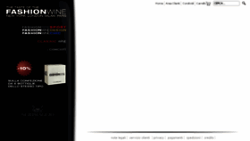 What Fashionwine.it website looked like in 2014 (10 years ago)
