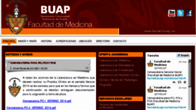 What Facmed.buap.mx website looked like in 2014 (10 years ago)