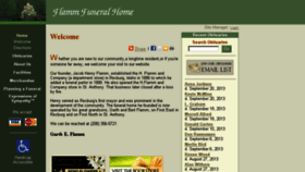 What Flammfh.com website looked like in 2014 (10 years ago)