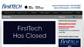 What Firsttech.com website looked like in 2014 (10 years ago)