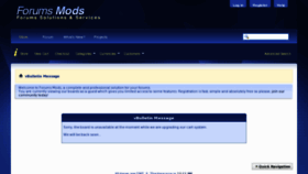 What Forumsmods.com website looked like in 2014 (10 years ago)