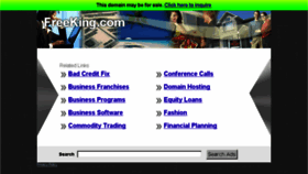 What Freeking.com website looked like in 2014 (10 years ago)