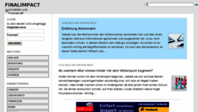 What Finalimpact.de website looked like in 2014 (10 years ago)