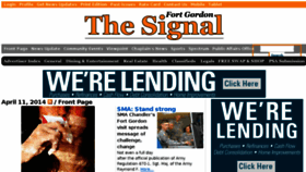 What Fortgordonsignal.com website looked like in 2014 (10 years ago)
