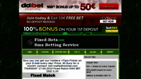 What Fixed-bets.com website looked like in 2014 (10 years ago)