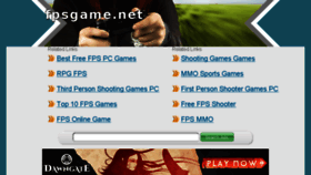 What Fpsgame.net website looked like in 2014 (10 years ago)