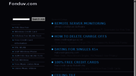 What Fonduv.com website looked like in 2014 (10 years ago)