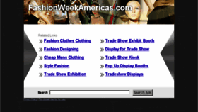 What Fashionweekamericas.com website looked like in 2014 (10 years ago)