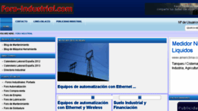 What Foro-industrial.com website looked like in 2014 (10 years ago)