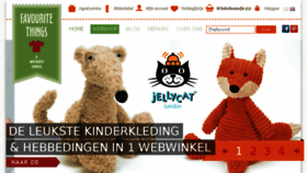 What Favouritethings.nl website looked like in 2014 (9 years ago)