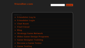 What Friendter.com website looked like in 2014 (10 years ago)