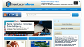 What Freelancerwissen.de website looked like in 2014 (9 years ago)