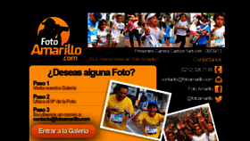 What Fotoamarillo.com website looked like in 2014 (9 years ago)